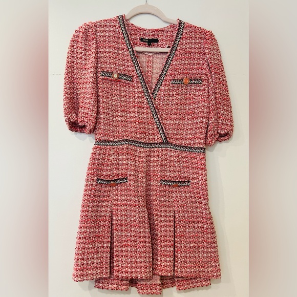 Maje Renetia Tweed Mini Dress - Picture 5 of 11